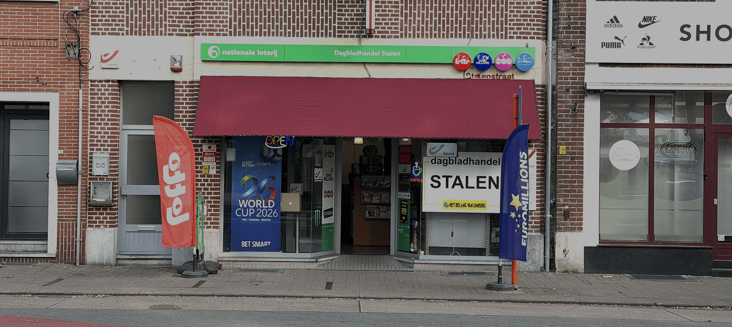 Foto van de voorkant van de winkel